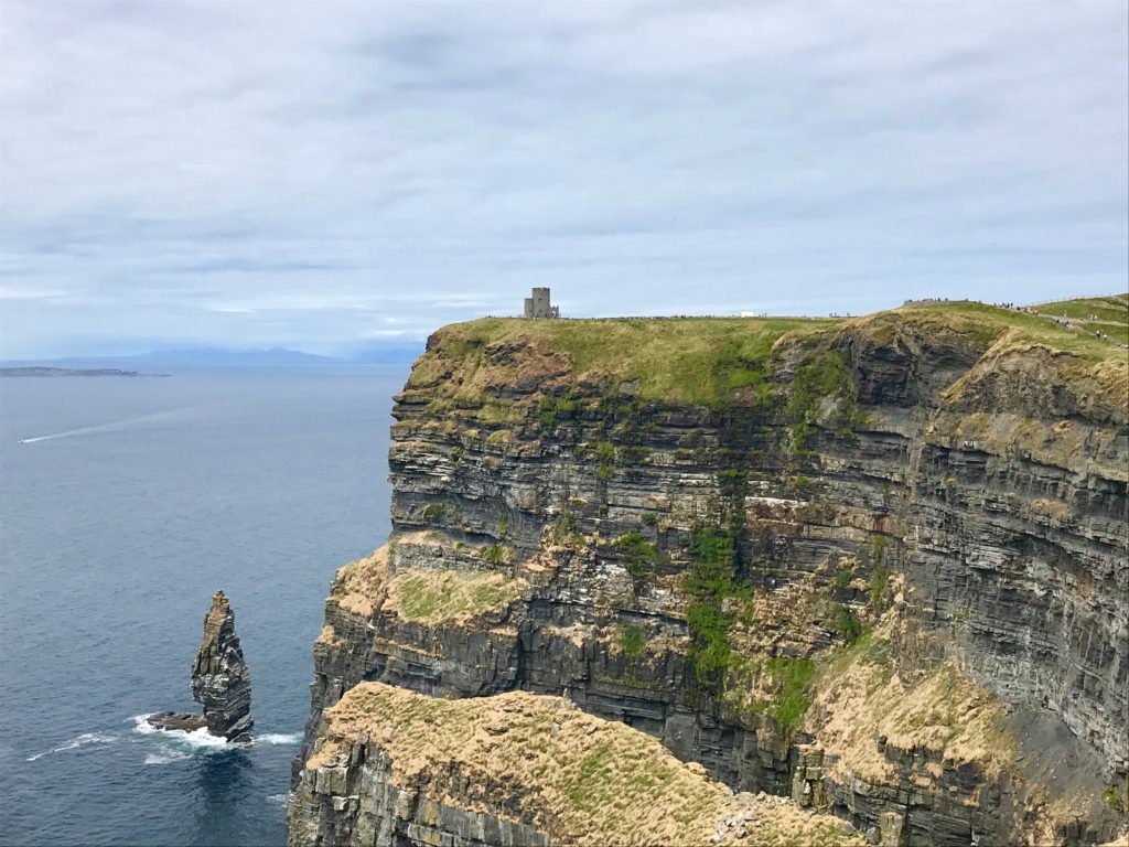 Looking North at the Cliffs of Moher