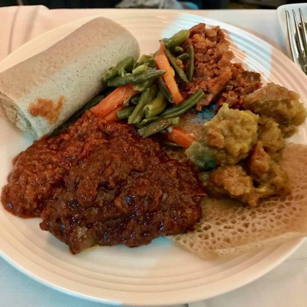 Spicy Ethiopian food