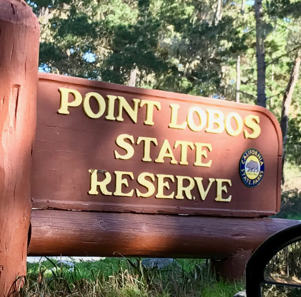 Sign for Point Lobos