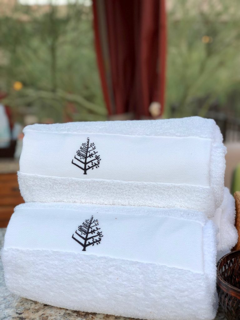 Fresh Four Seasons pool towels