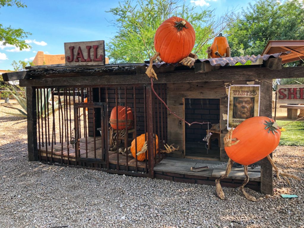 Pumpkins characters in jail