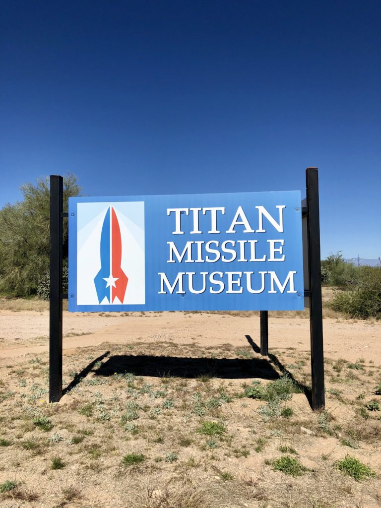 titan missile museum sign