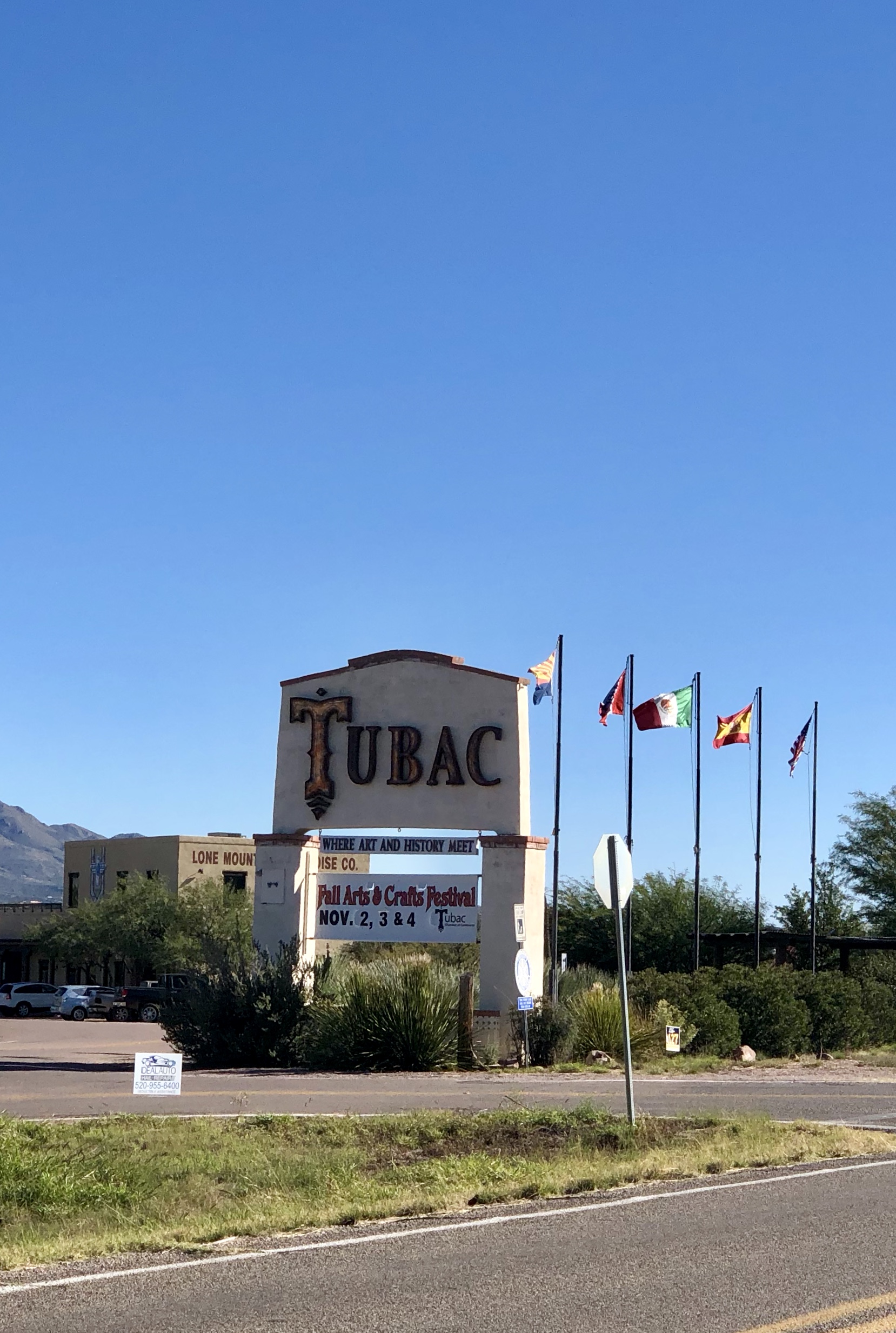 Town of Tubac Sign