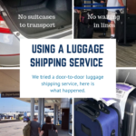 Using a Luggage Shipping Service