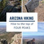 Pinterest Pin showing Arizona Hiking scenes
